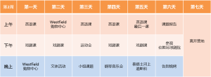 哈罗公学戏剧夏令营日程安排