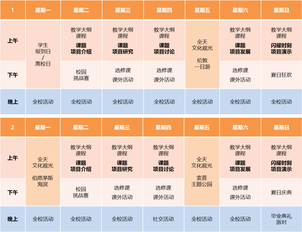 坎福德学校夏令营