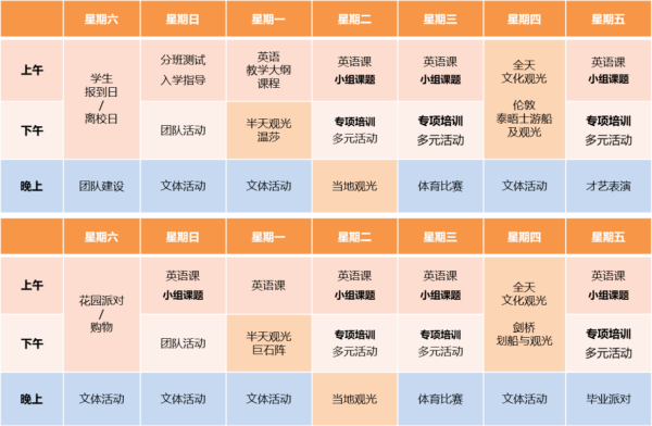 希斯菲尔德英语夏令营