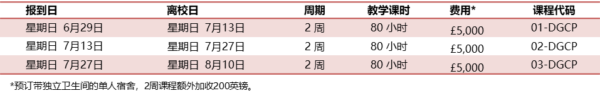 伦敦职业预备夏令营