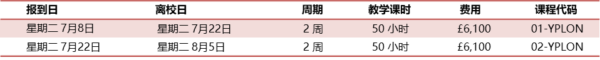 伦敦专才培训夏令营
